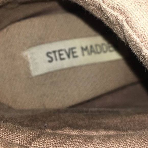 Steve Madden Tan Wedge Sneakers - Picture 4 of 4